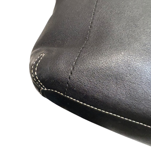 Coach vintage y2k 1417 black leather legacy hobo shoulder bag - Picture 7 of 13